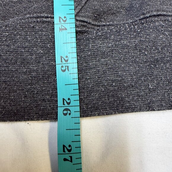 The North Face Logo Stripe Hoodie Women’s Large Charcoal Gray GUC - Picture 9 of 10
